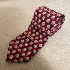 Utopia Men's Golf Tie, 100% Silk, Excellent Condition